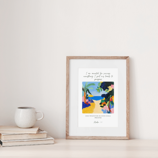 Christian Affirmations Cards, Scriptures Printable Wall Art, Variety Set Oil Painting Inspired Matisse Prints Poster Colorful Digital Download - Image 2